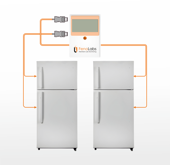 monitoring freezer/fridge combo